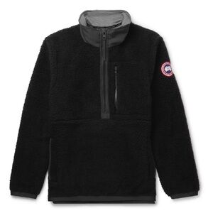 Canada Goose Black Fleece Zip Up Sweater